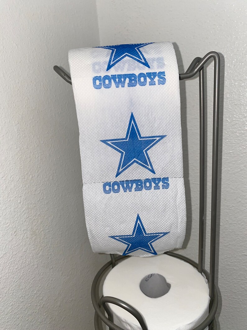 Dallas Cowboys Toilet Paper Etsy