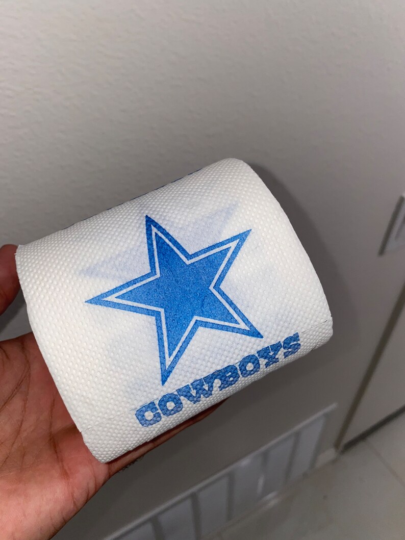 Dallas Cowboys Toilet Paper Etsy