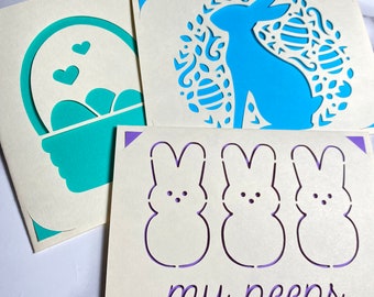 Handmade Assorted Valentine's Day/Birthday/Easter/Thank You/Easter Cards (4x5in, 10 pack, with envelopes)