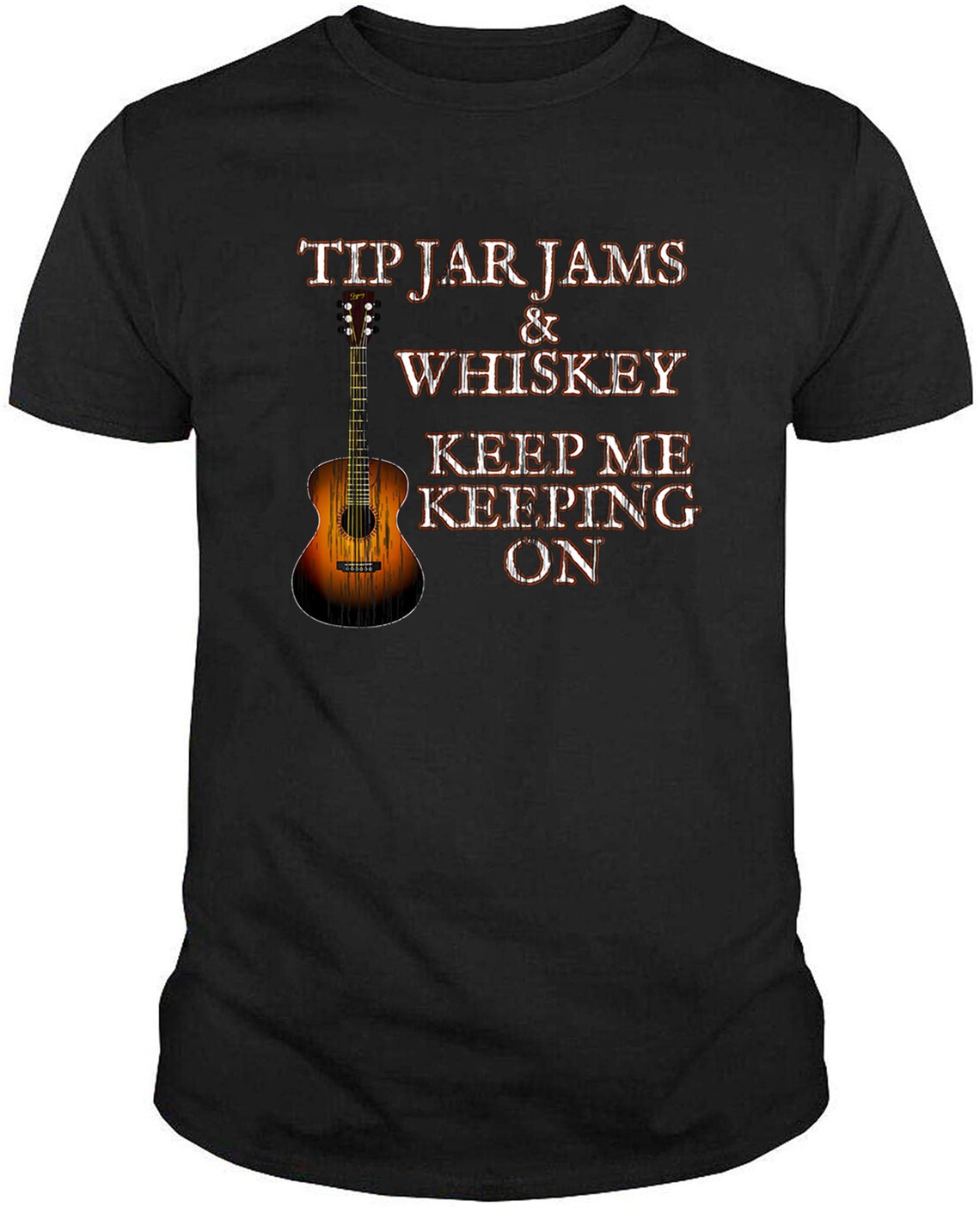 Acoustic Guitar Musician Gift Tip Jars Whiskey Etsy