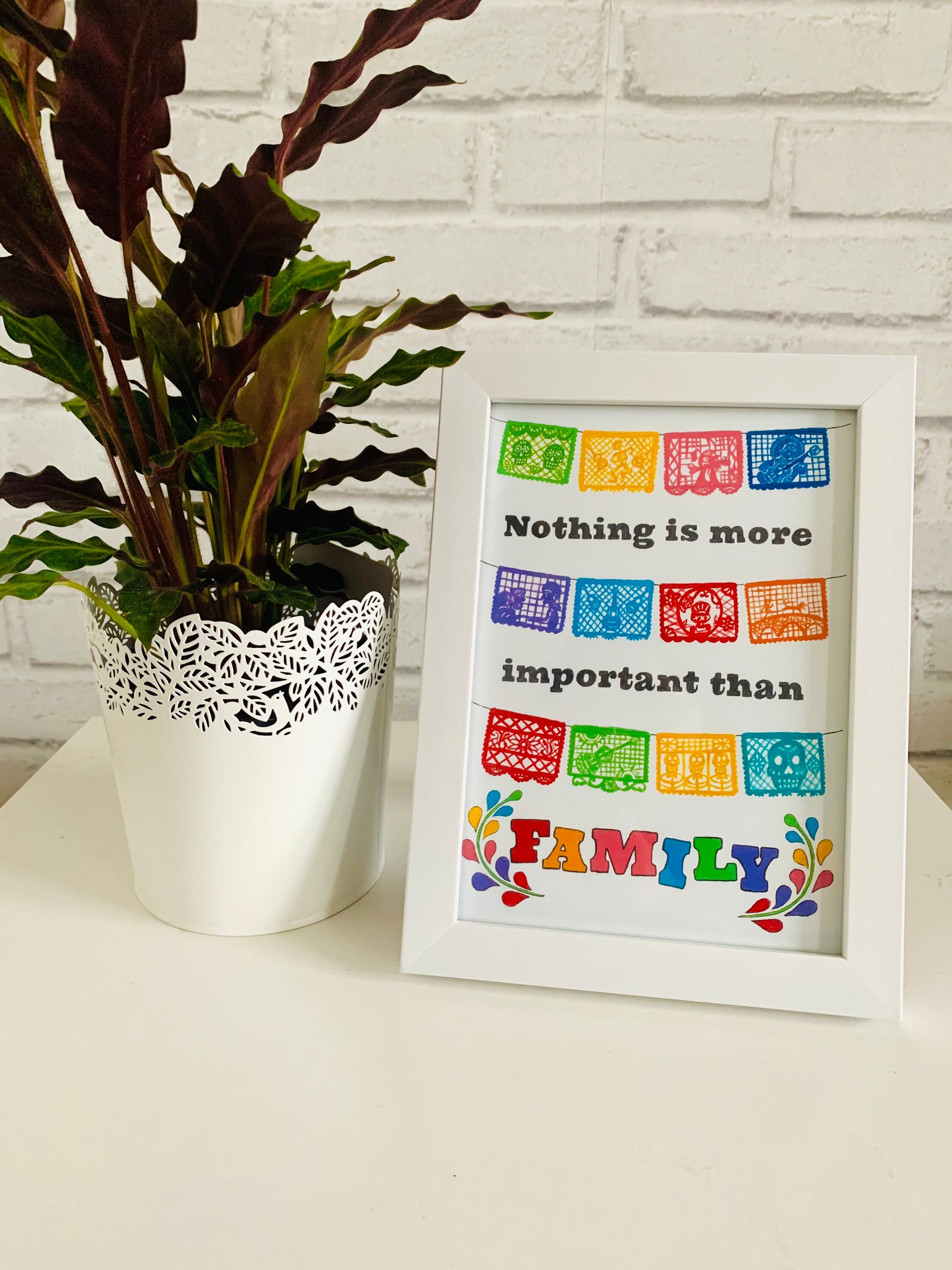 Nothing is More Important Than Family Coco Quote Art Print Etsy UK