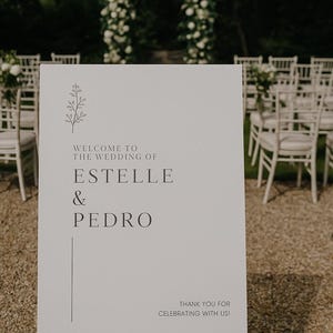 Panneau en mousse pour mariage, anniversaire, baby shower, shower de bébé et autres événements, panneau personnalisé, panneau d'affichage