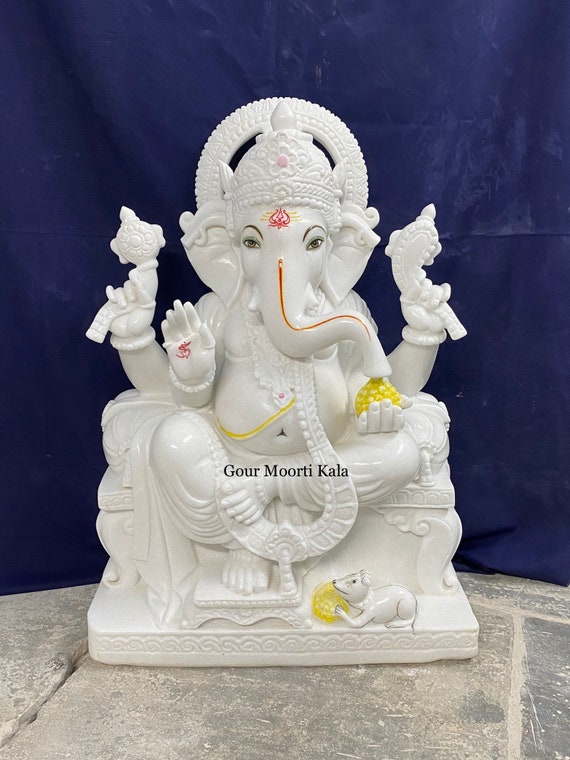 Marble Ganesh Ji statue/ big marble Ganesh statue
