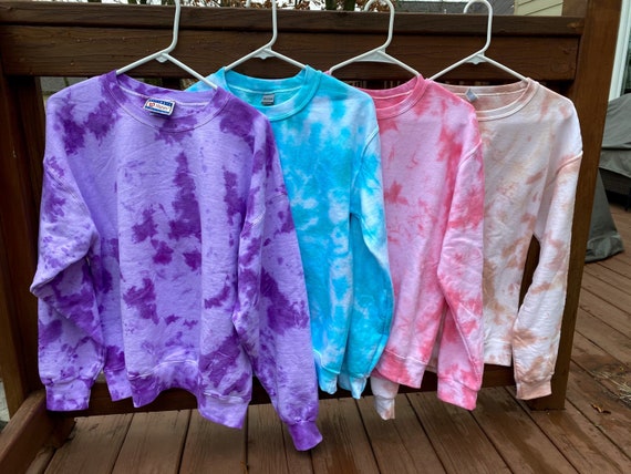 One color tie dye sweatshirt deals