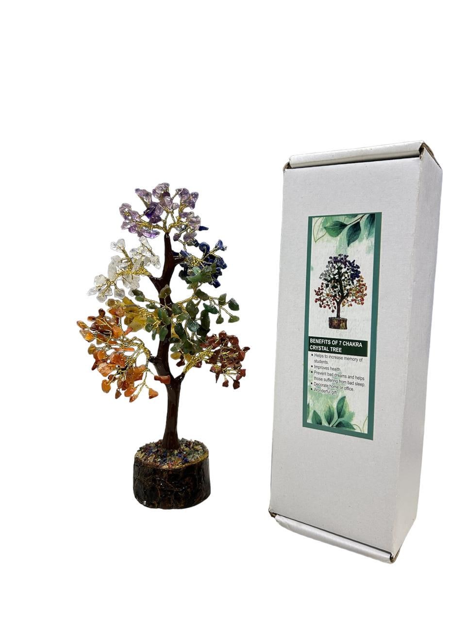 Seven Chakra Crystal Tree: Feng Shui Bonsai for Positive Energy
