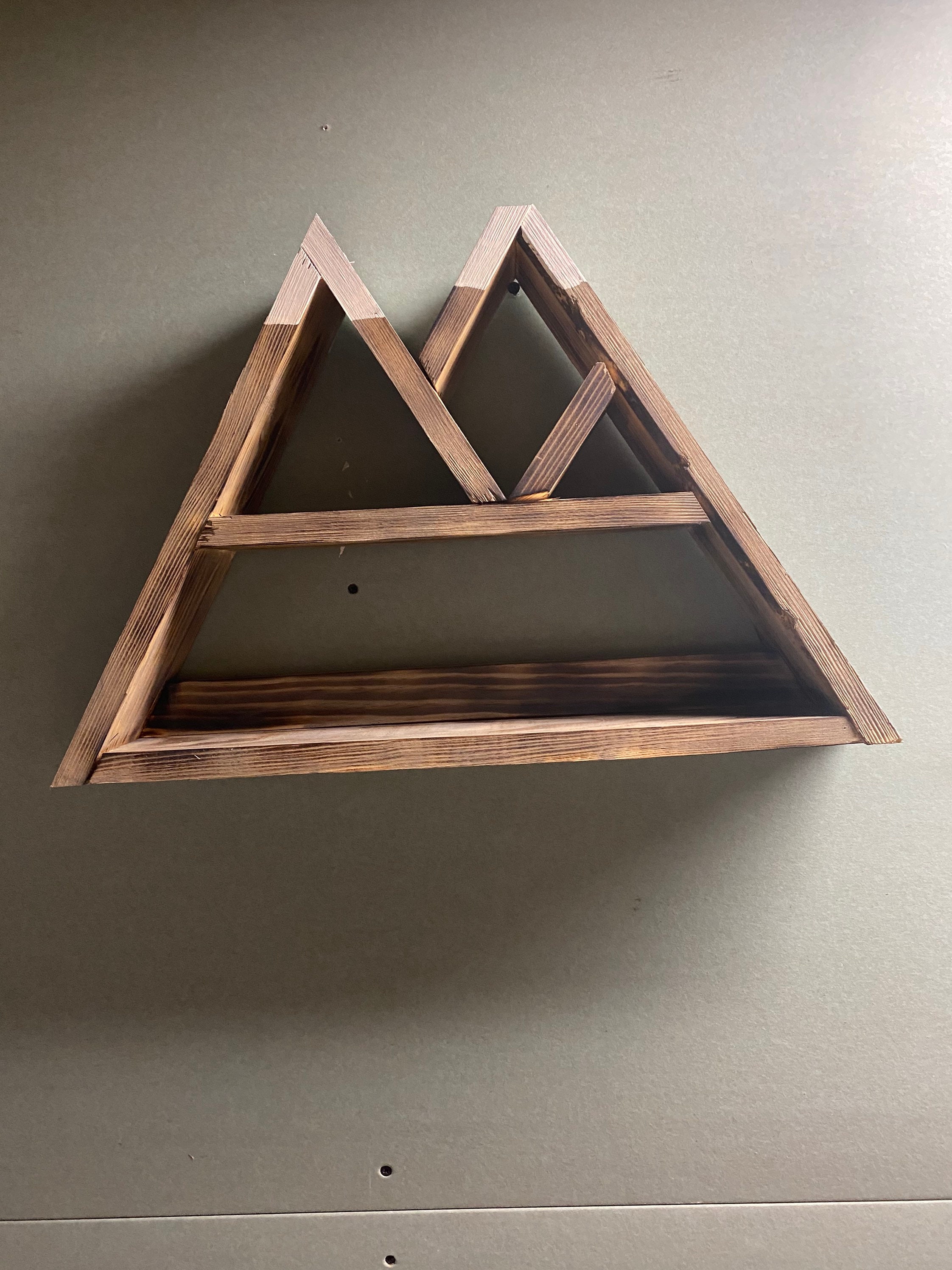 Mountain wall shelf Etsy