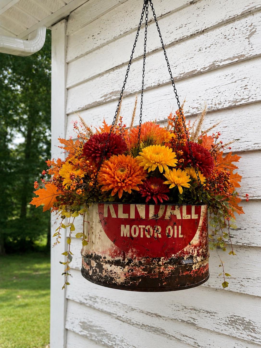 Vintage 5 Gallon Oil Can - Etsy