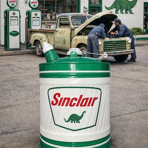 SINCLAIR Style Vintage 5 Gallon Gas Can - REFINISHED - Etsy