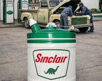 SINCLAIR Style Vintage 5 Gallon Gas Can - REFINISHED - Etsy