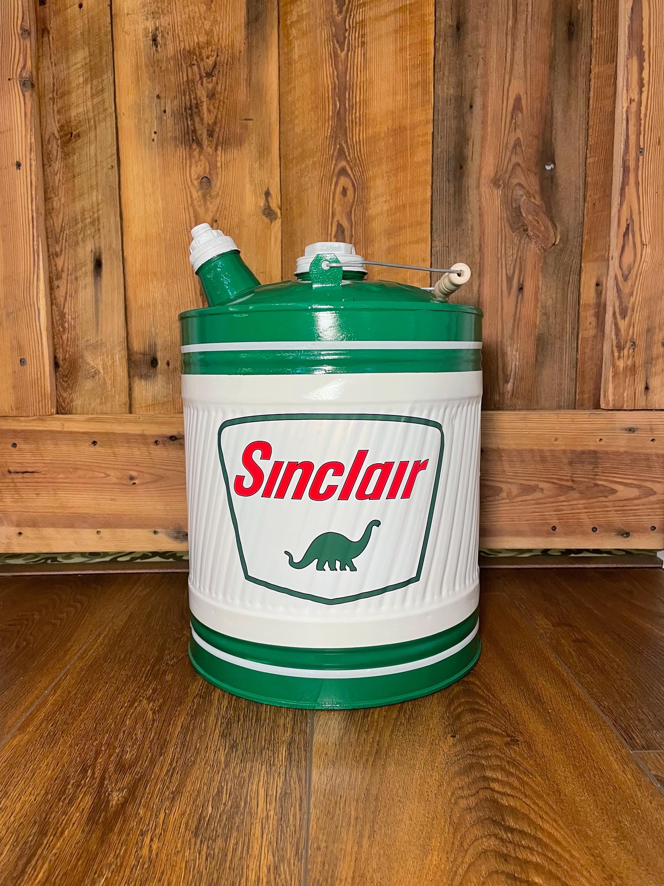 USA VINTAGE Sinclair 1960s 5ガロン缶 SINCLAIR Style Vintage 5 Gallon Gas Can - REFINISHED - Etsy