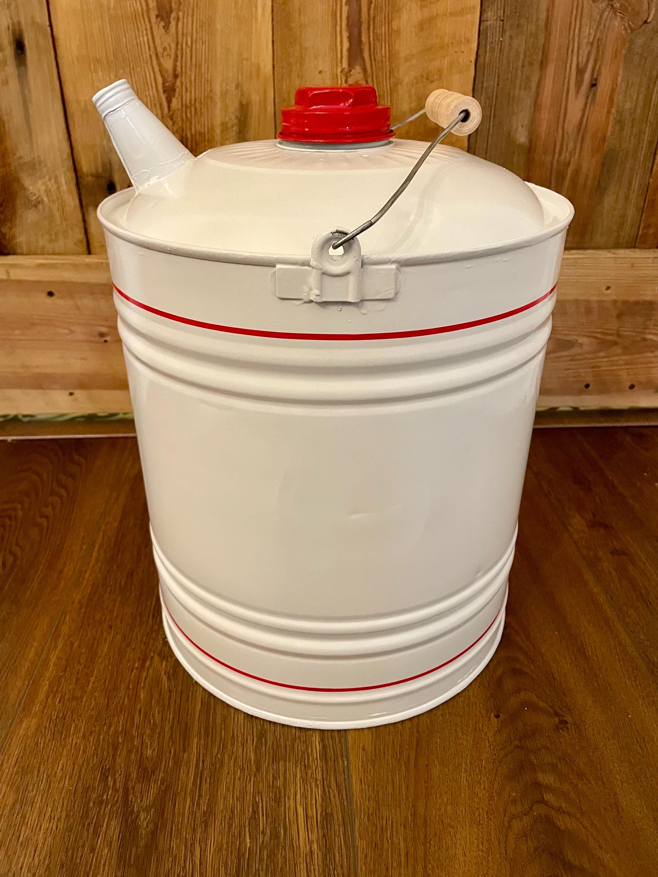 Texaco Motor Oil Style Vintage 5 Gallon Gas Can - REFINISHED - Etsy