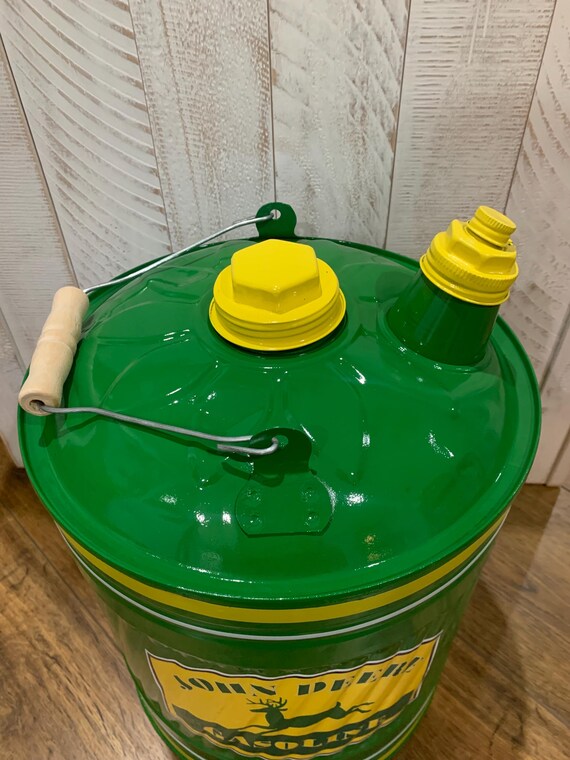 USA VINTAGE JOHN DEERE 5ガロン缶 1960s JOHN DEERE Style Vintage 5 Gallon Gas Can - REFINISHED - Etsy