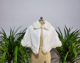 Herbst Winter Kunstfell Braut Lapel Cape Jacke Mantel Ivory Warm wrap Hochzeit Schal Braut Wrap Hochzeit Accessoires