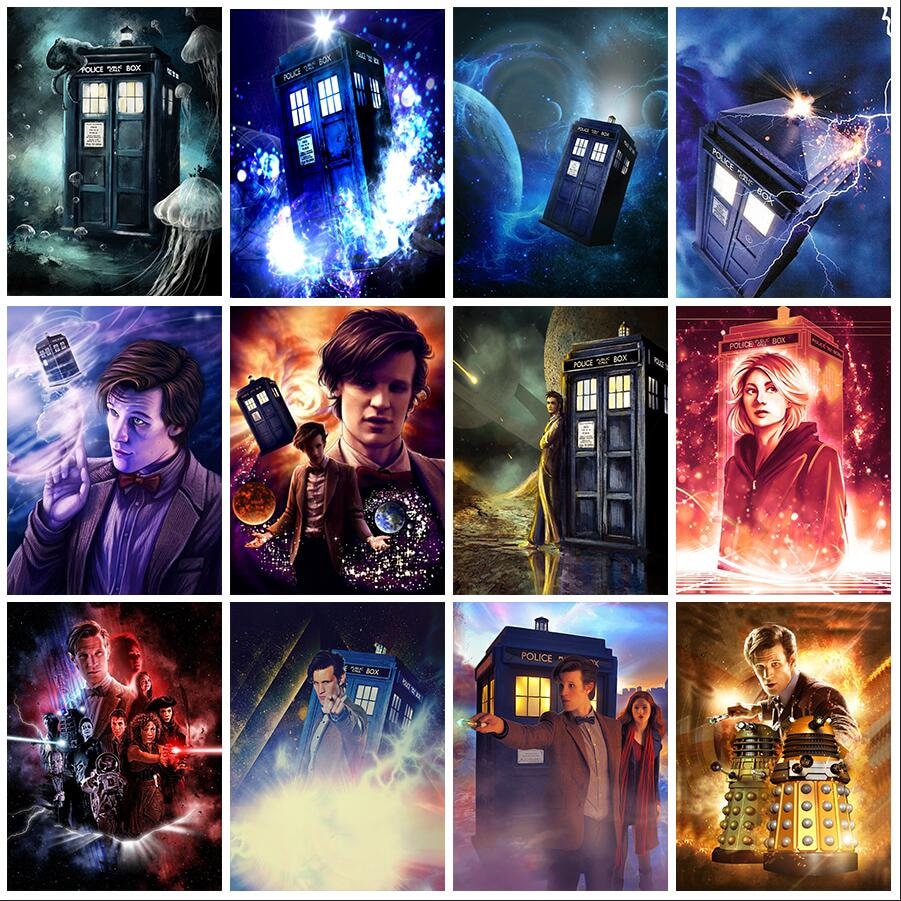 Diamond Embroidery 5D DIY Diamond Painting Doctor Who Movie Etsy