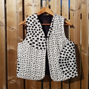 Quilted shepherd's vest