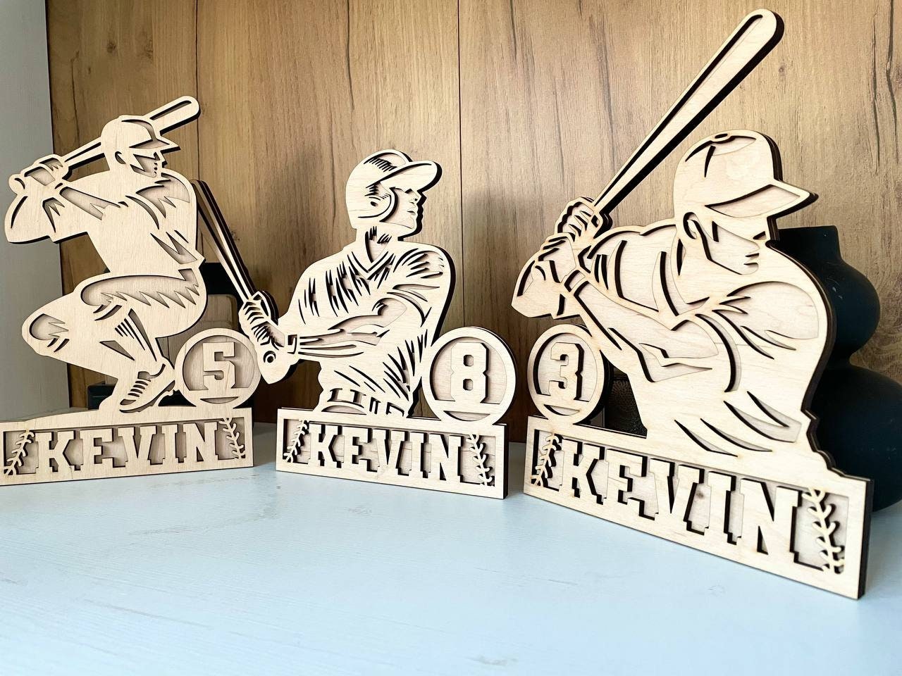Stadium Series Baseball Signage - 3 Designs Included,SVG File Download - Sized for Glowforge,Sports Personalized laser ,Sized for Glowforge