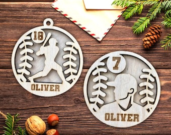 Stadium Series Spotlight Ornaments,Personalized laser ,Sized for Glowforge, Baseball Male Options SVG, PDF, AI File Download,Baseball Laser
