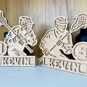 Stadium Series Lacrosse Signage - 2 Designs Included,SVG File Download - Sized for Glowforge,Sports Personalized laser ,Sized for Glowforge