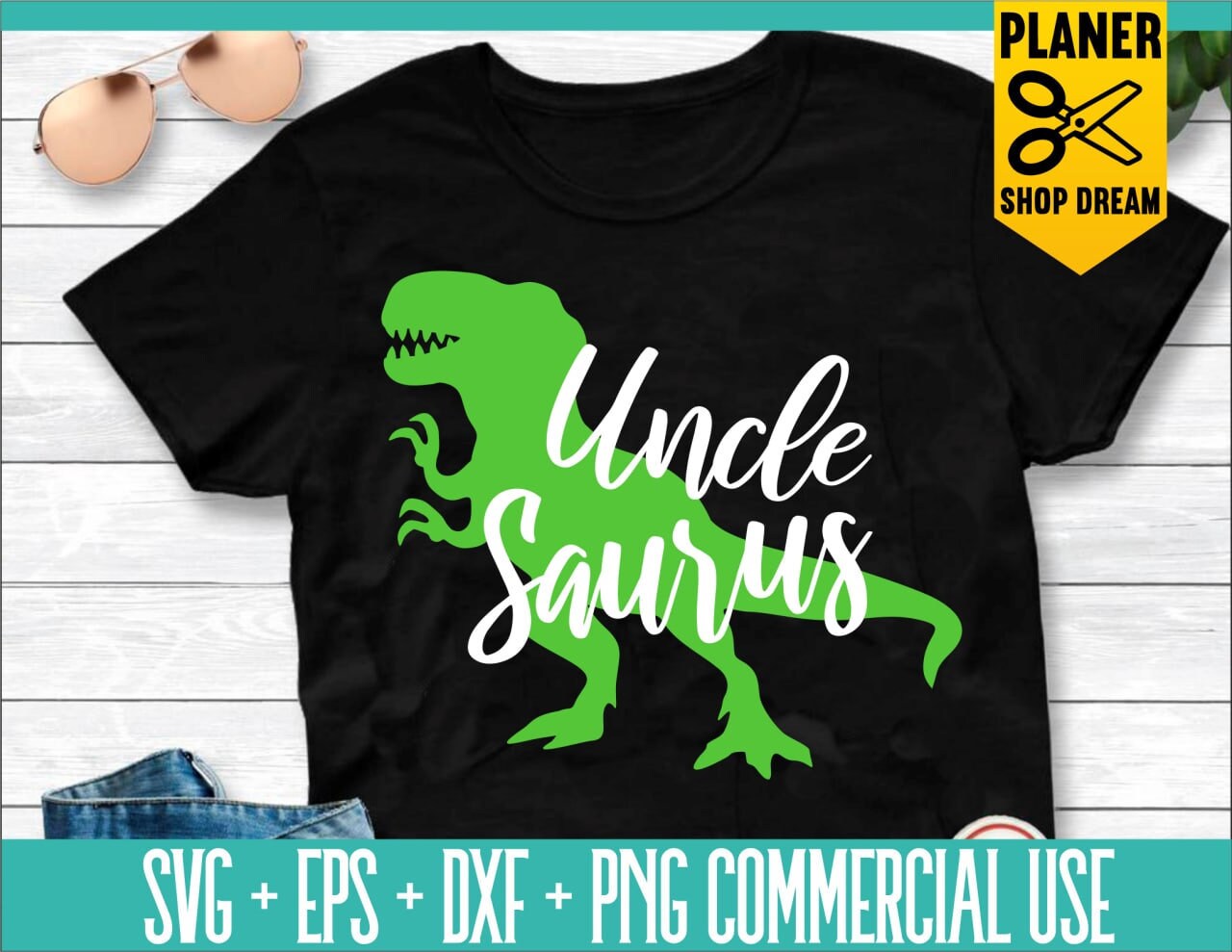 Download Uncle Saurus Svg T-Rex Dinosaur SvgT Rex Shirt | Etsy