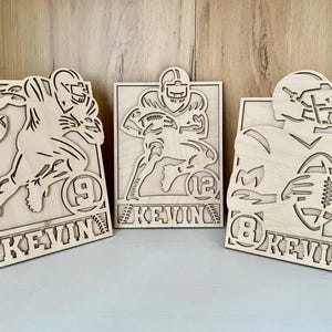 Stadium Series Football Signage 3 Designs Included,SVG File Download - Sports Personalized laser files