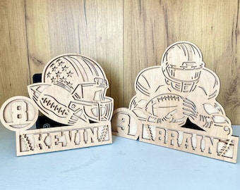Stadium Series Football Signage 2 Designs Included,SVG File Download - Sports Personalized laser files