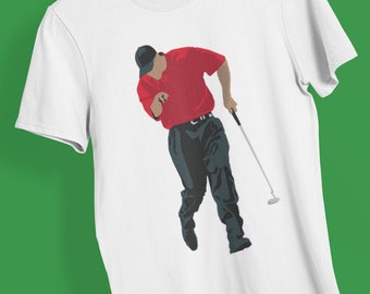 Tiger Finger Point Shirt | 2000 PGA | Golf T Shirt for Men | Golf Gifts for Men | Novelty Golf Shirt | Golf Shirt for Women | Golf Design