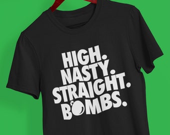 High Nasty Straight Bombs Shirt | Funny Golf Shirt | Golf Gifts for Men | Fathers day, Mickelson Tiger Masters Golf Shirt Gift Tshirt