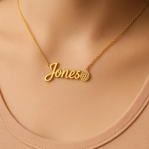 Personalized Golf Name Necklace with Ball Charm Custom 18K Gold Box Chain Jewelry | Golf Gift for Her, Mom, Wife | Birthday Gift for Golfer