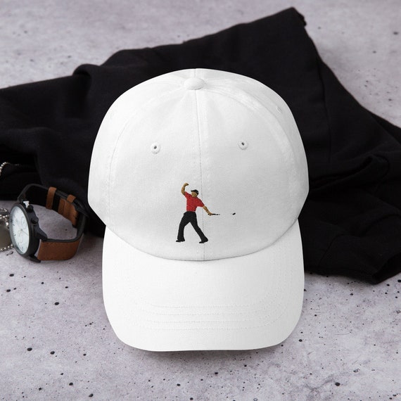 Tiger Fist Pump Embroidered Golf Hat 