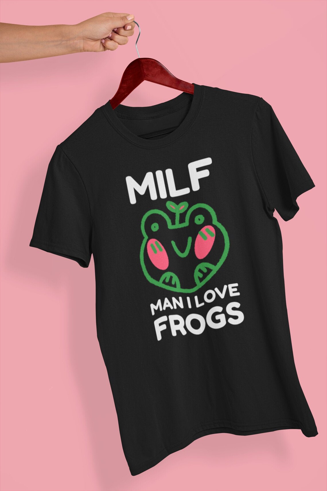 milf shirt man i love frogs