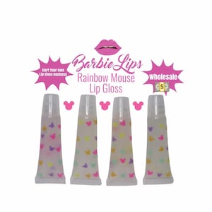 Wholesale Rainbow Mouse Lip Gloss