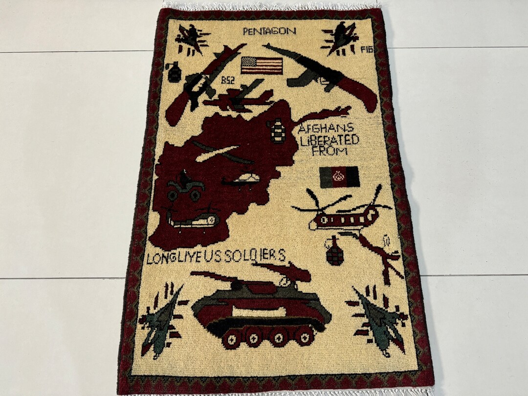 2x3 Ivory War Rug World Trade Center Rug War Rug 9/11 Rug 11 September ...