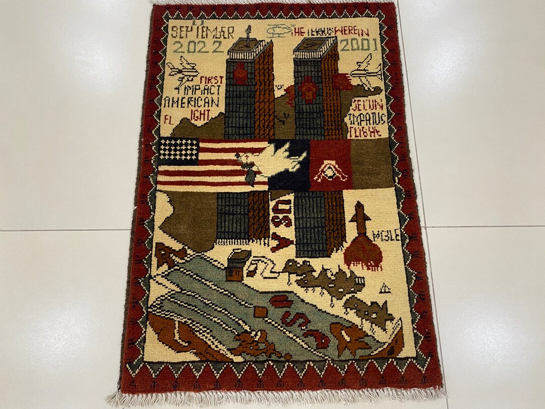 Sept. 11 Rug 2x3 Ivory War Rug World Trade Center Rug War Rug 9/11 - Etsy