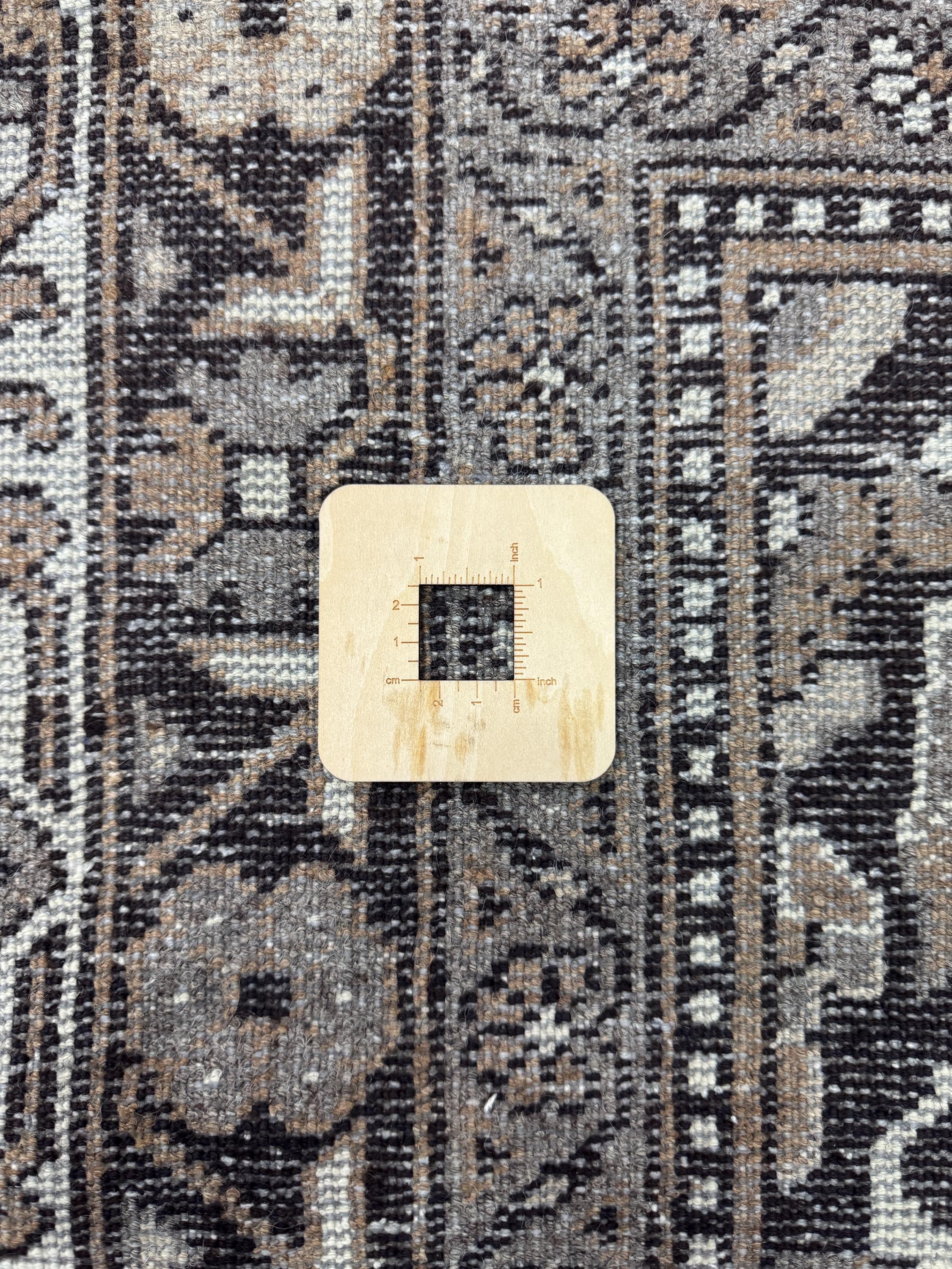 8x11 Brown Color Vintage Rug - Turkish Rug - Large Rug - Oushak