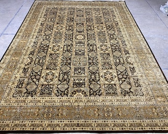 10x14 Coffee Brown Bidjar Rug - Area Rug - Oriental Rug - 10x14 Rug - Hall Rug - Woolen Rug - Living Room Rug - Fine Quality Rug - 16x16 Rug