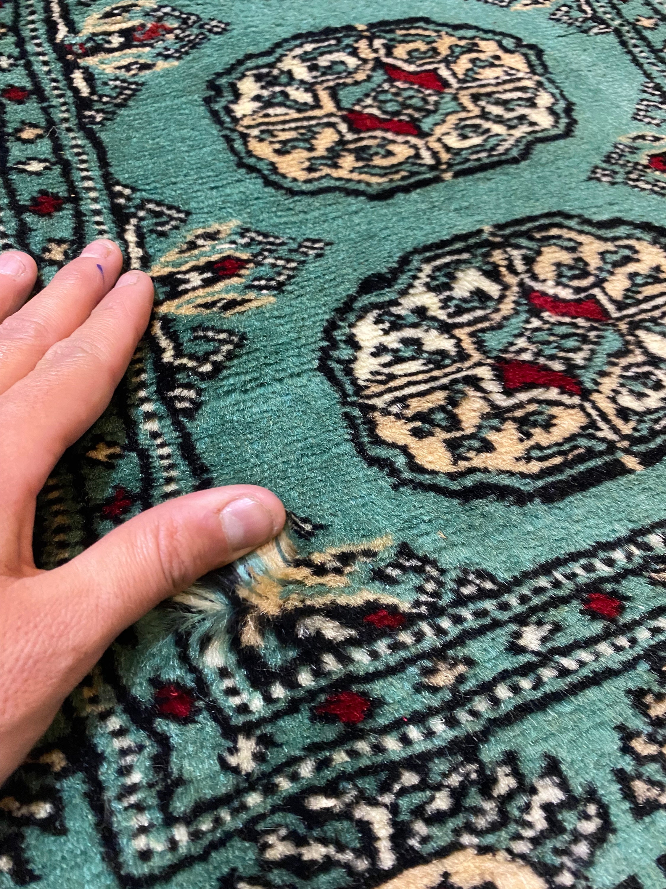 2x3 Turquoise Bokhara Rug Woolen Rug Door Mat Rug Bath Etsy UK