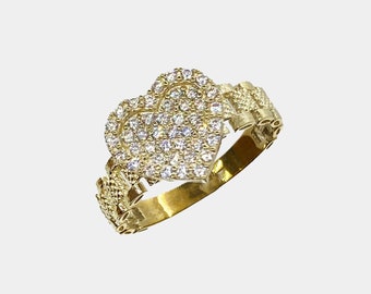 ソリッド14?Kイエローゴールドエレガントな宗教プレーンクロスペンダントwithフィガロチェーンネックレス 14金 イエローゴールド製 宗教的な天使のペンダント 1.2mmシンガポールチェーンのネックレス