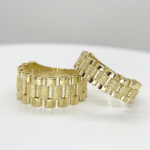 Gold rolex ring on sale