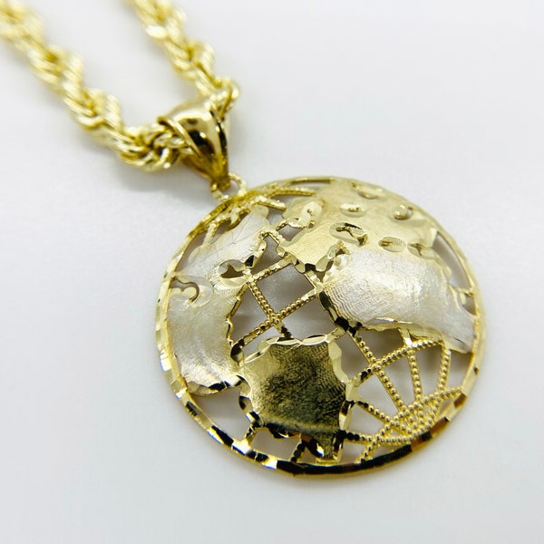 Globe Necklace Etsy
