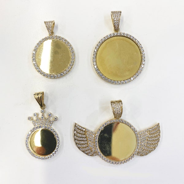 Picture Frame Pendant Etsy