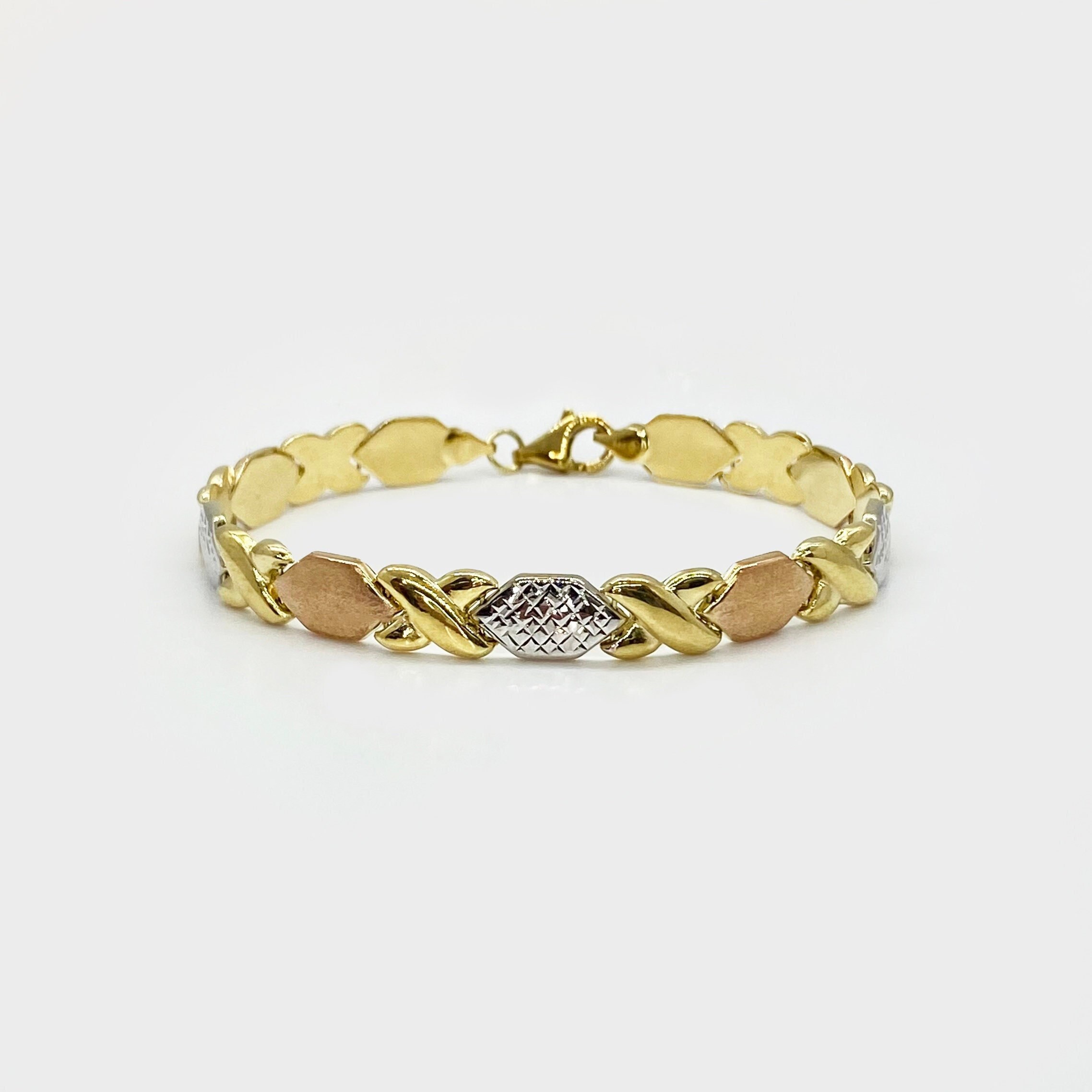 Kae様 2点おまとめ クンツァイトハートNo.1120 14K Yellow Gold Graduated Heart & Kisses Stampato XO