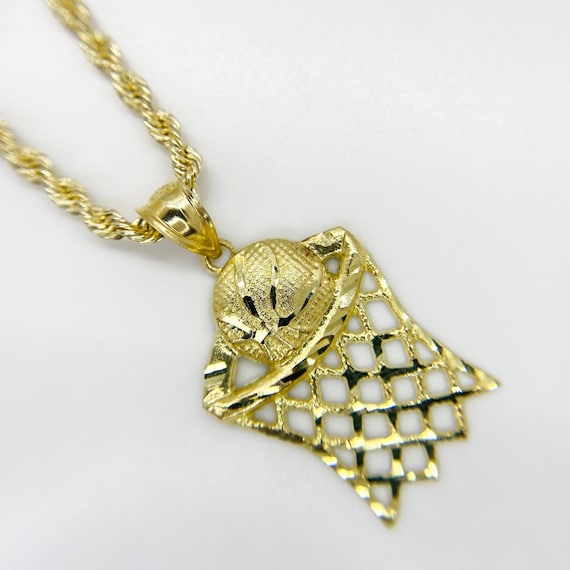 Real gold shop basketball chain