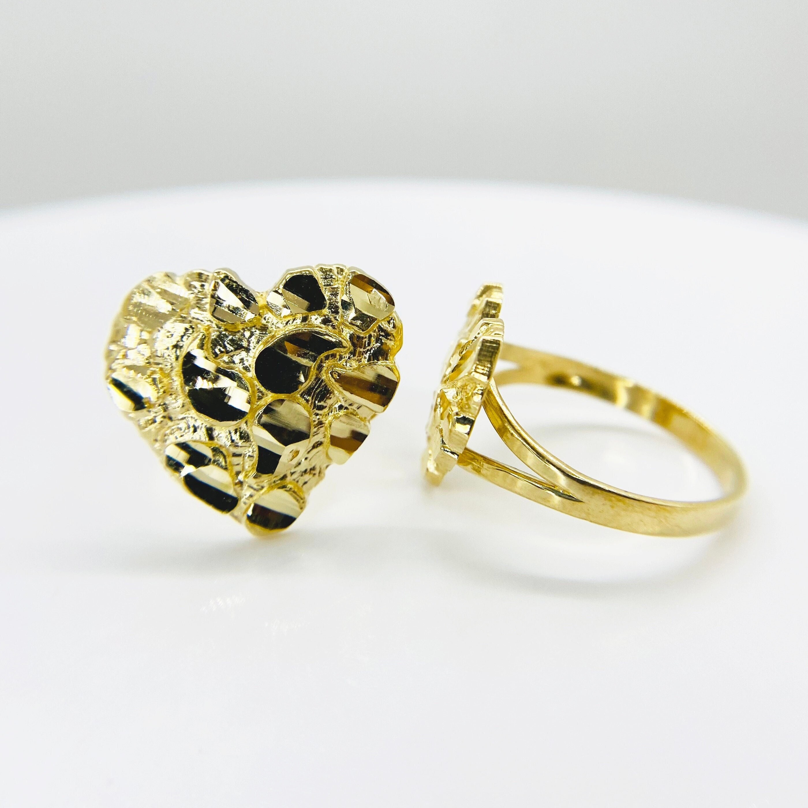 10k gold 2024 heart ring