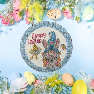 Easter Sun-catcher|Easter Decoration|Easter Decor|Spring Decor| Easter Gnome|Gnome Decor|Easter Bunny Gnome