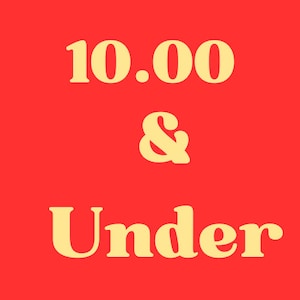 ITEMS 10.00 AND UNDER