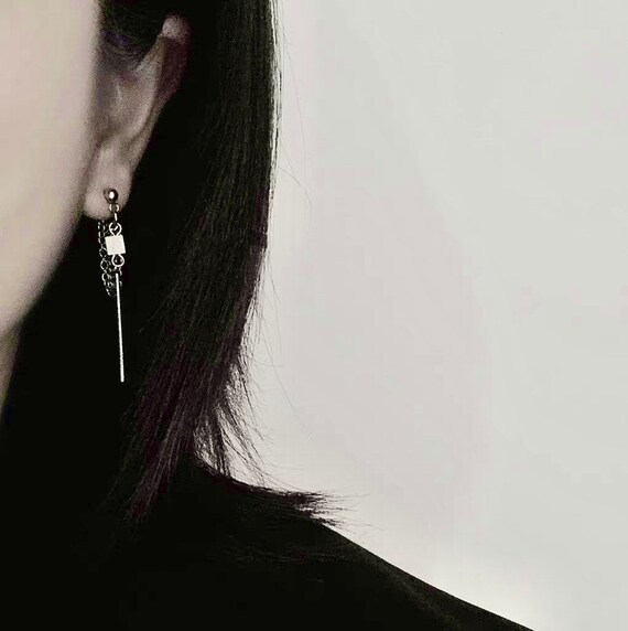 BTS Park Style Earrings. Min Yoongi. Hypoallergenic Earrings