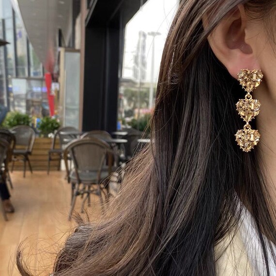 Mismatched sale dangle earrings