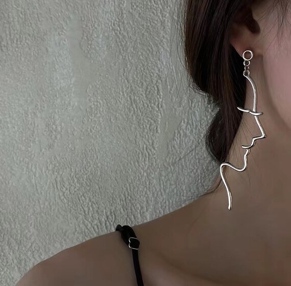 Edgy cheap silver earrings