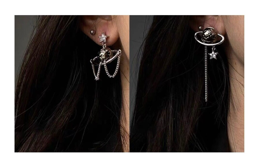 Earrings Space Black - MIKAs