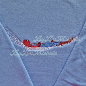 Spiderman Chillin&#39; Embroidered Sweater